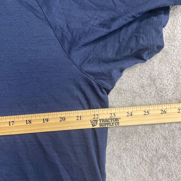 NEW Hurley Men's L Performance Polo Shirt Navy Blue Moisture Wicking - Picture 5 of 9